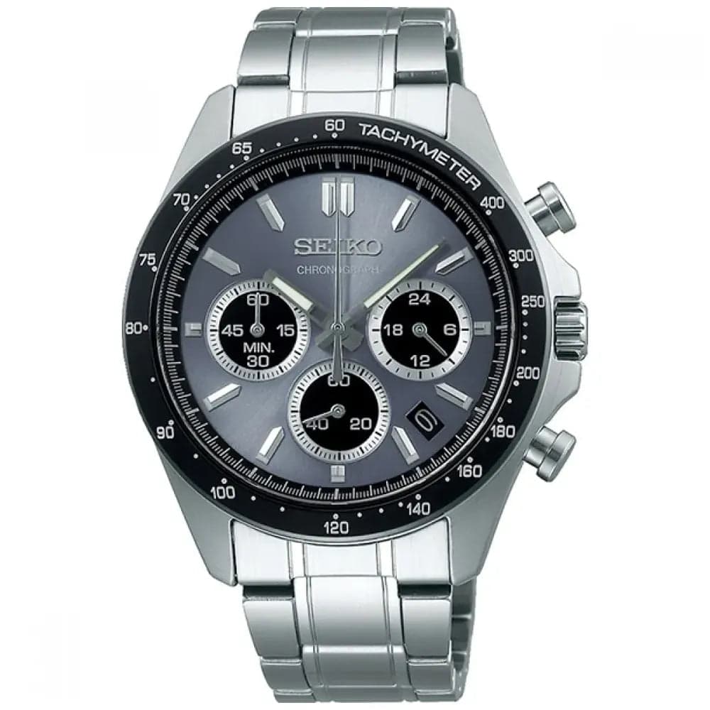 Seiko SBTR027 Men’s Silver Steel Strap Analog Watch