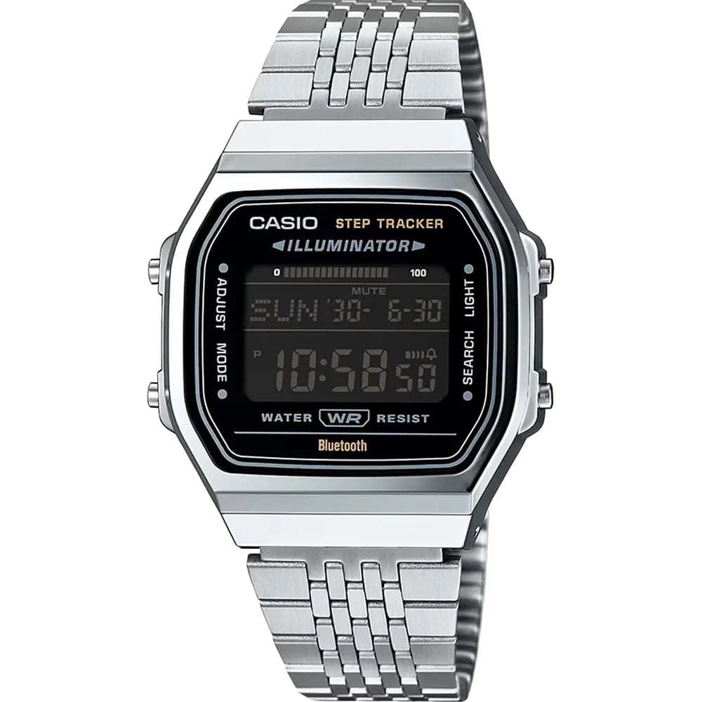 Casio ABL-100WE-1B Men’s Black Steel Strap Watch