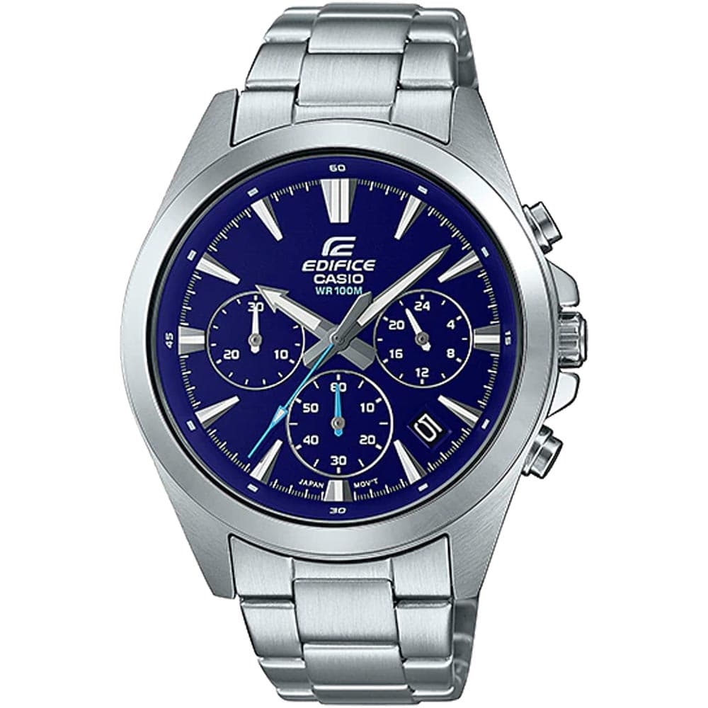 Casio EFV-630D-2A Men’s Blue Steel Strap Chronograph Watch