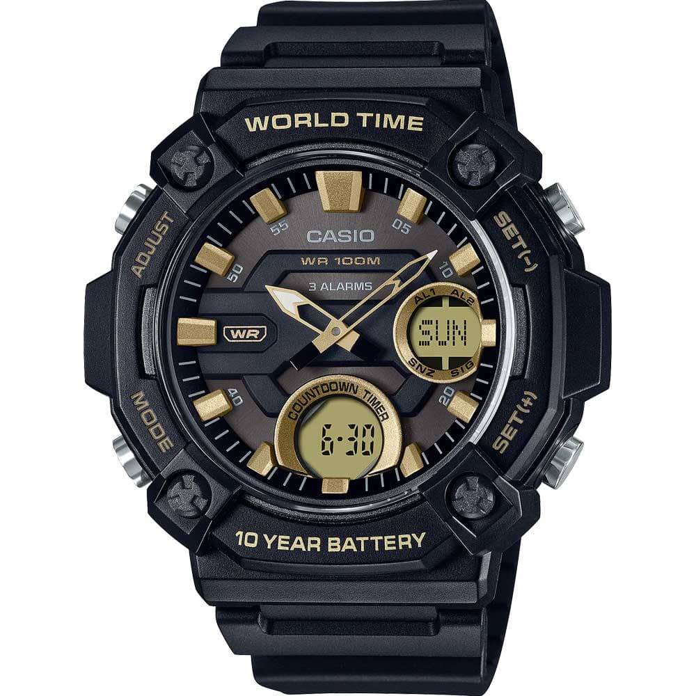 Casio AEQ-120W-9AV Men’s Sports Analog Digital Watch