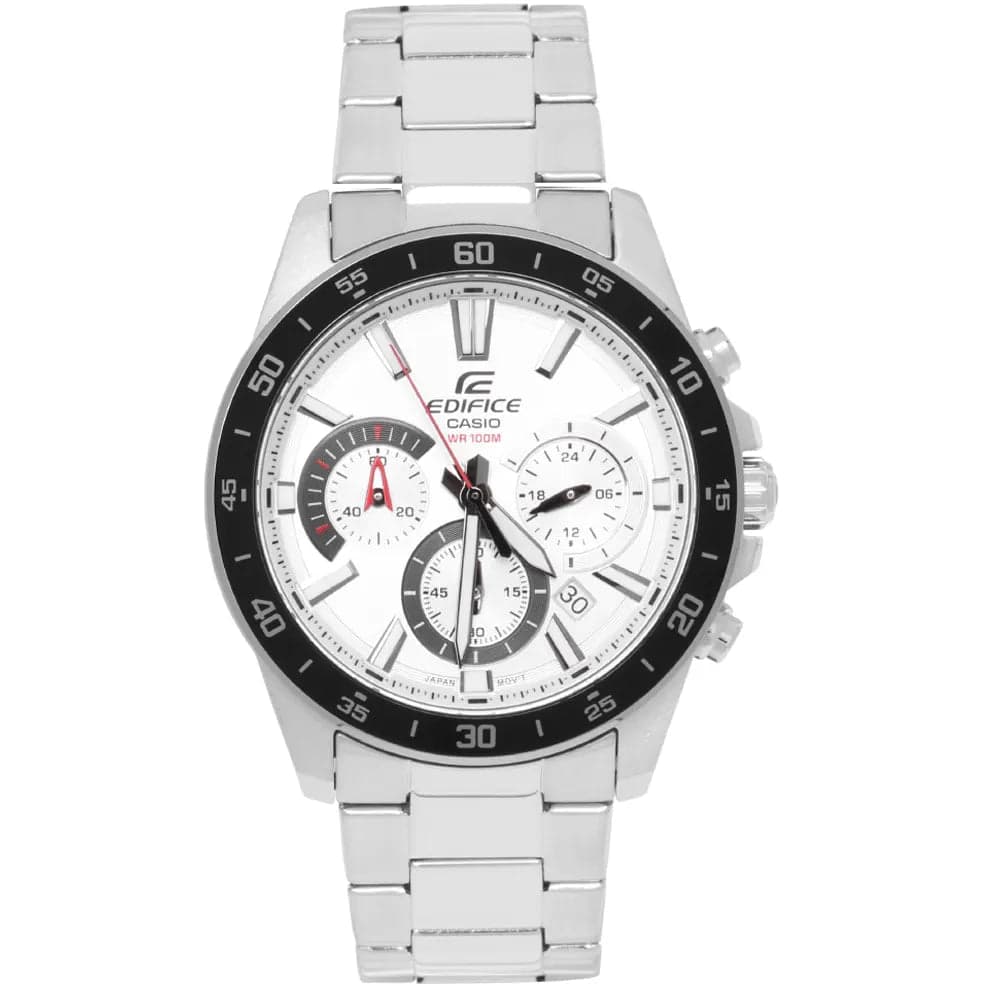 Casio EFV-570D-7A Men’s Silver Steel Strap Chronograph Watch