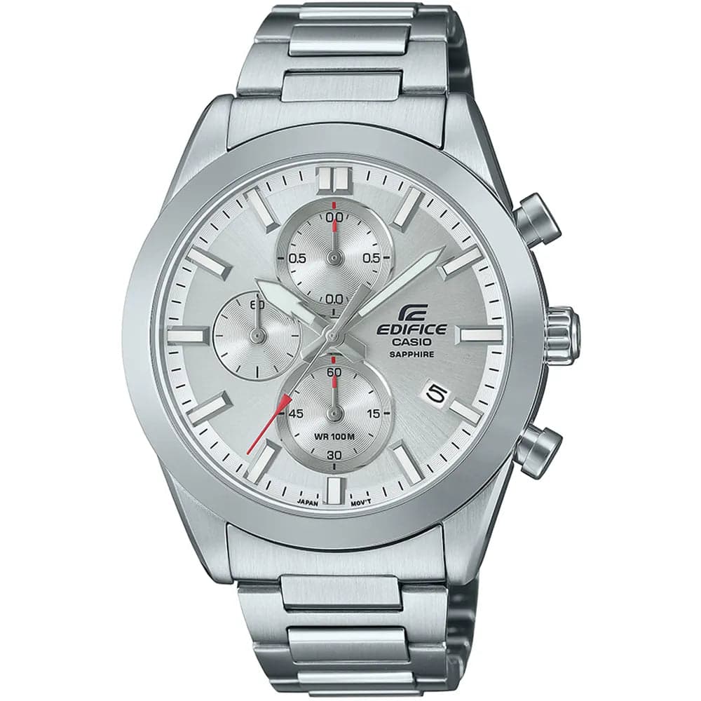 Casio EFB-710D-7A Men’s Silver Steel Strap Chronograph Watch