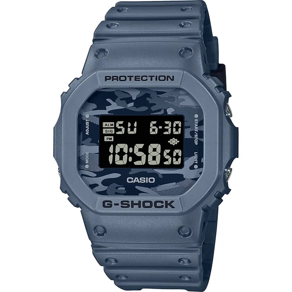 Casio G-Shock DW-5600CA-2DR Men’s Blue Resin Strap Digital Watch