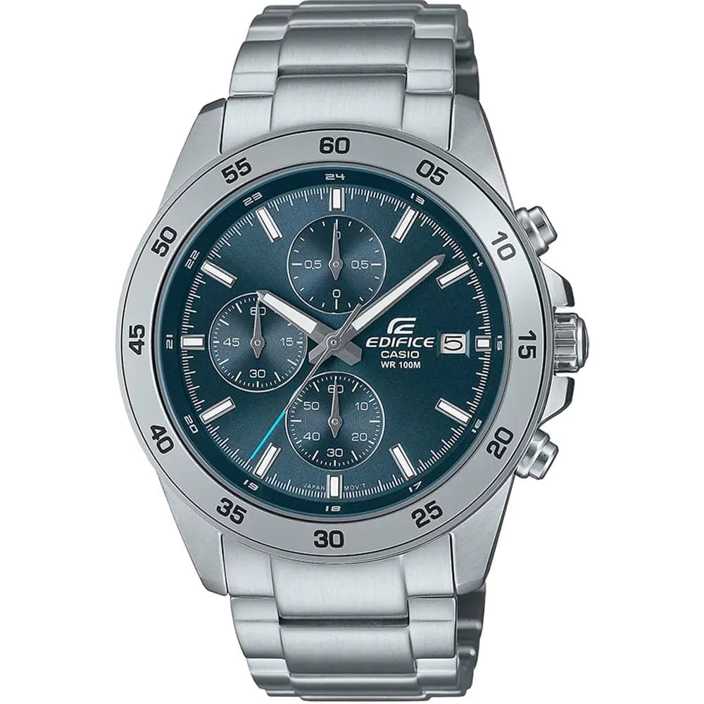 Casio EFR-526D-2A Men’s Blue Steel Strap Chronograph Watch