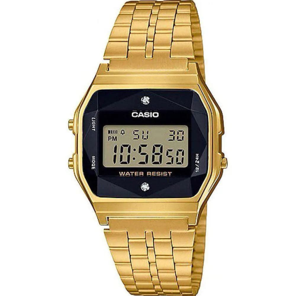 Casio A-159WGED-1D Women’s Steel Strap Watch
