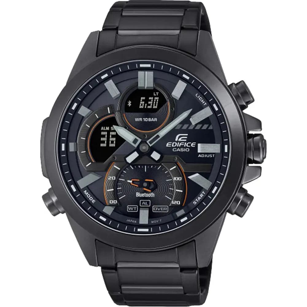 Casio Edifice ECB-2000DD-1A Men’s Black Steel Strap Watch