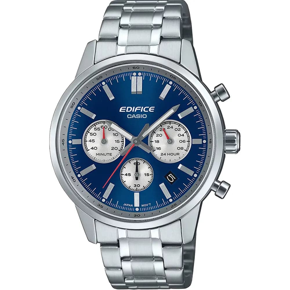 Casio EFR-575D-2A Men’s Blue Steel Strap Chronograph Watch