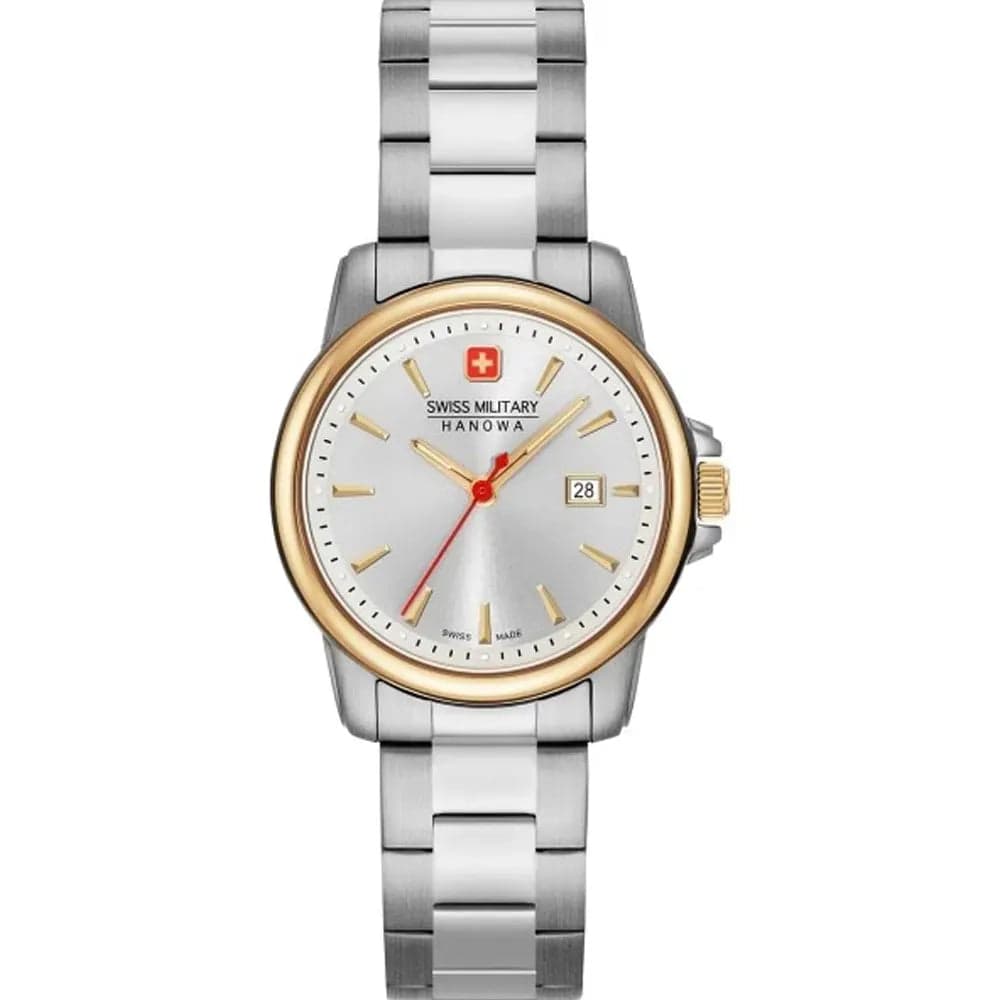Swiss Military Hanowa 06-7230.7.55.001 Women’s Silver Steel Chronograph Watch