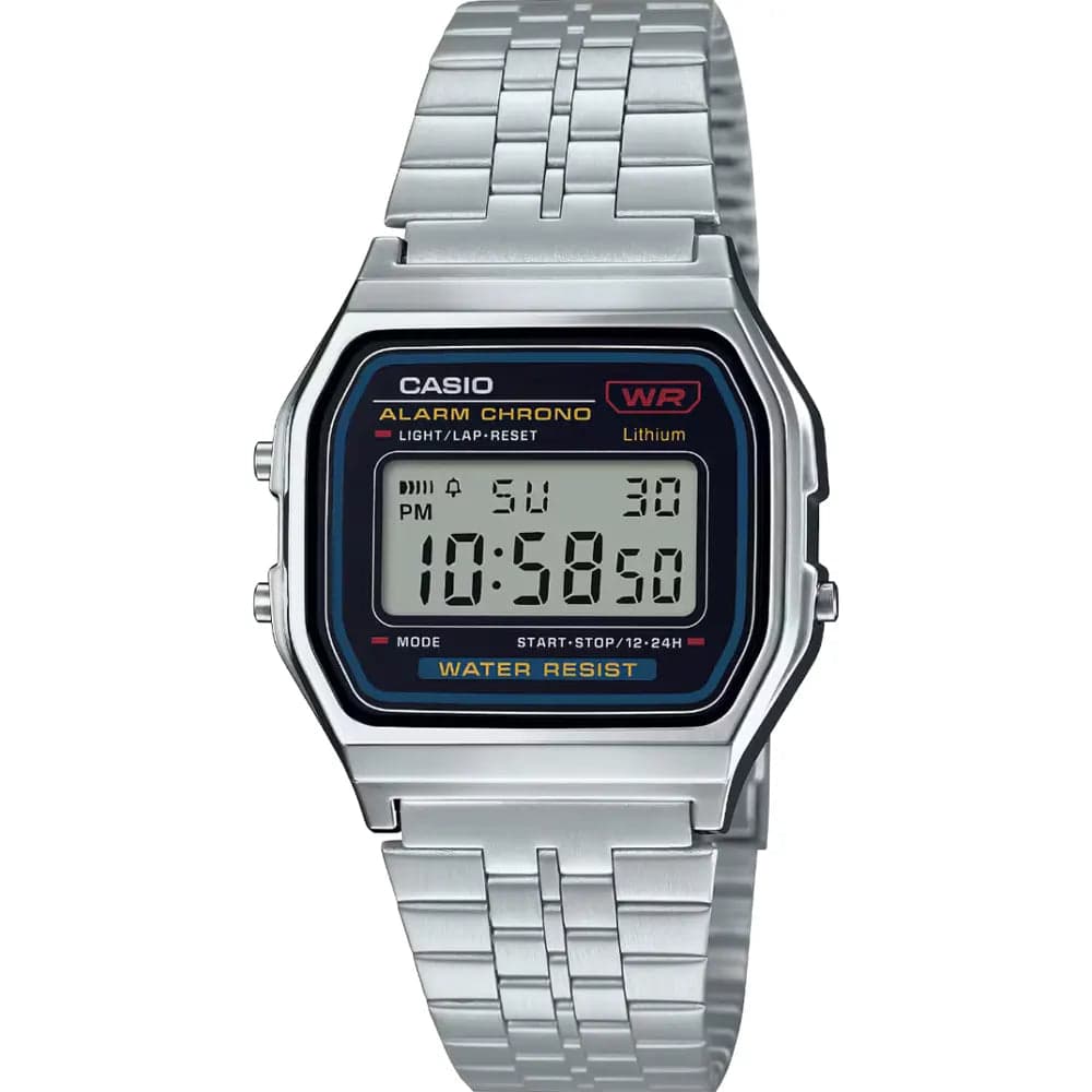 Casio A-159WA-N1 Women’s Steel Strap Watch