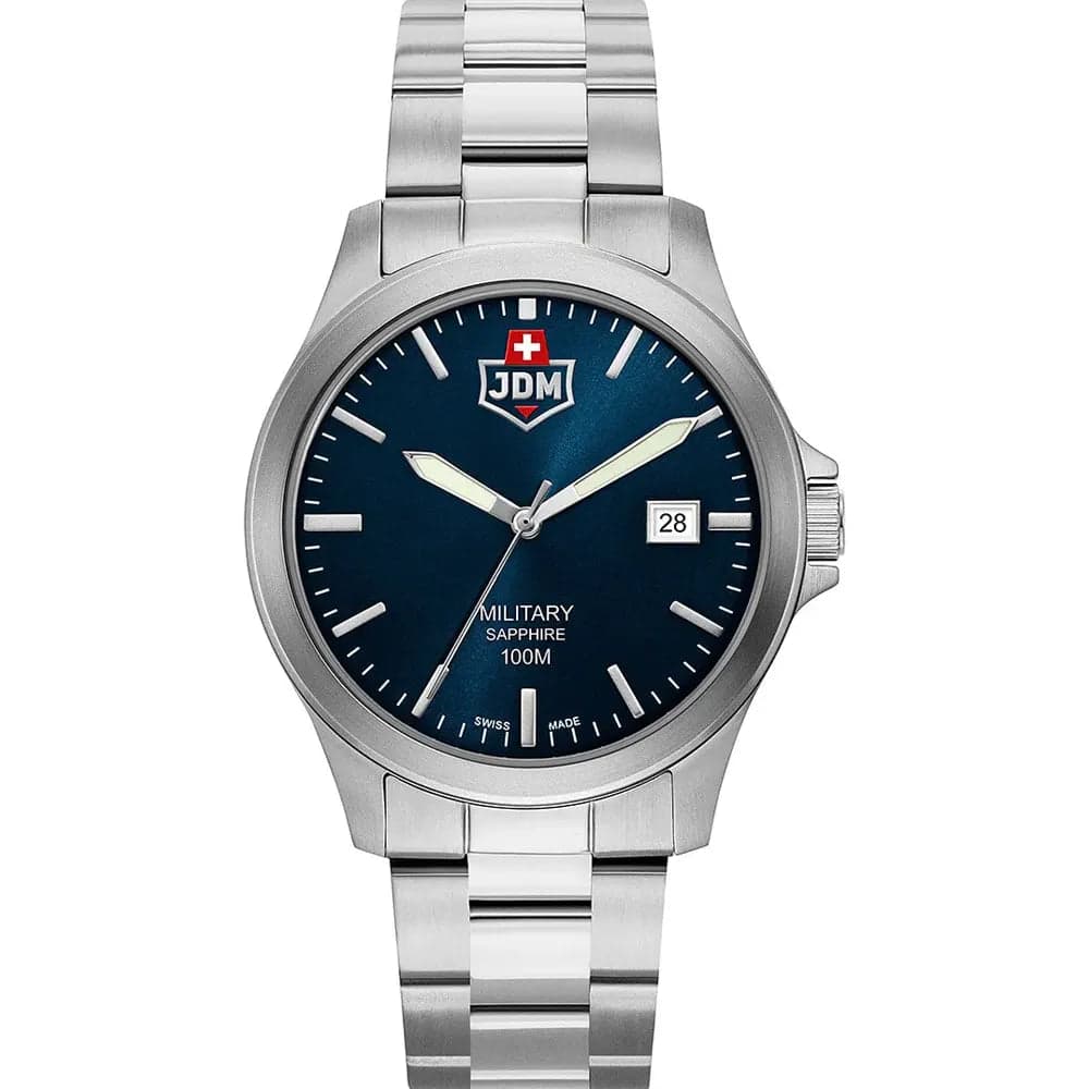 JDM Military JDM-WG005-03 Men’s Black Steel ALPHA II Watch