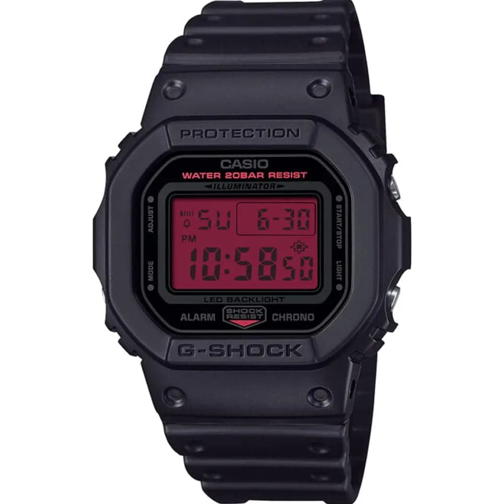 Casio G-Shock DW-5600BBR-1D Men’s Black Resin Strap Digital Watch