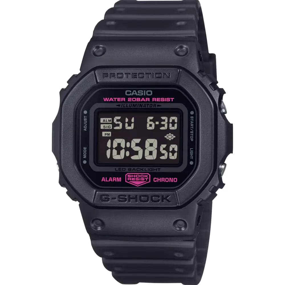 Casio G-Shock DW-5600PK-1D Men’s Black Resin Strap Digital Watch