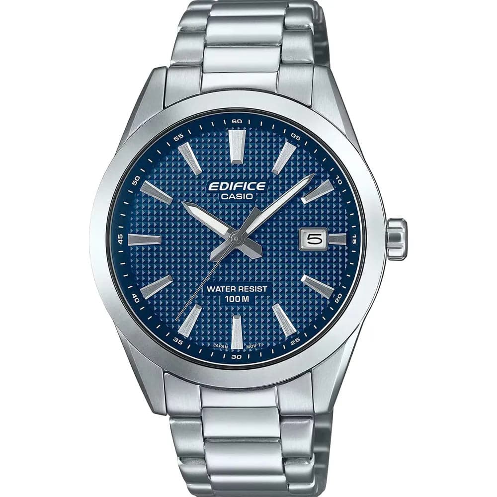 Casio EFV-160D-2A Men’s Blue Steel Strap Analog Watch