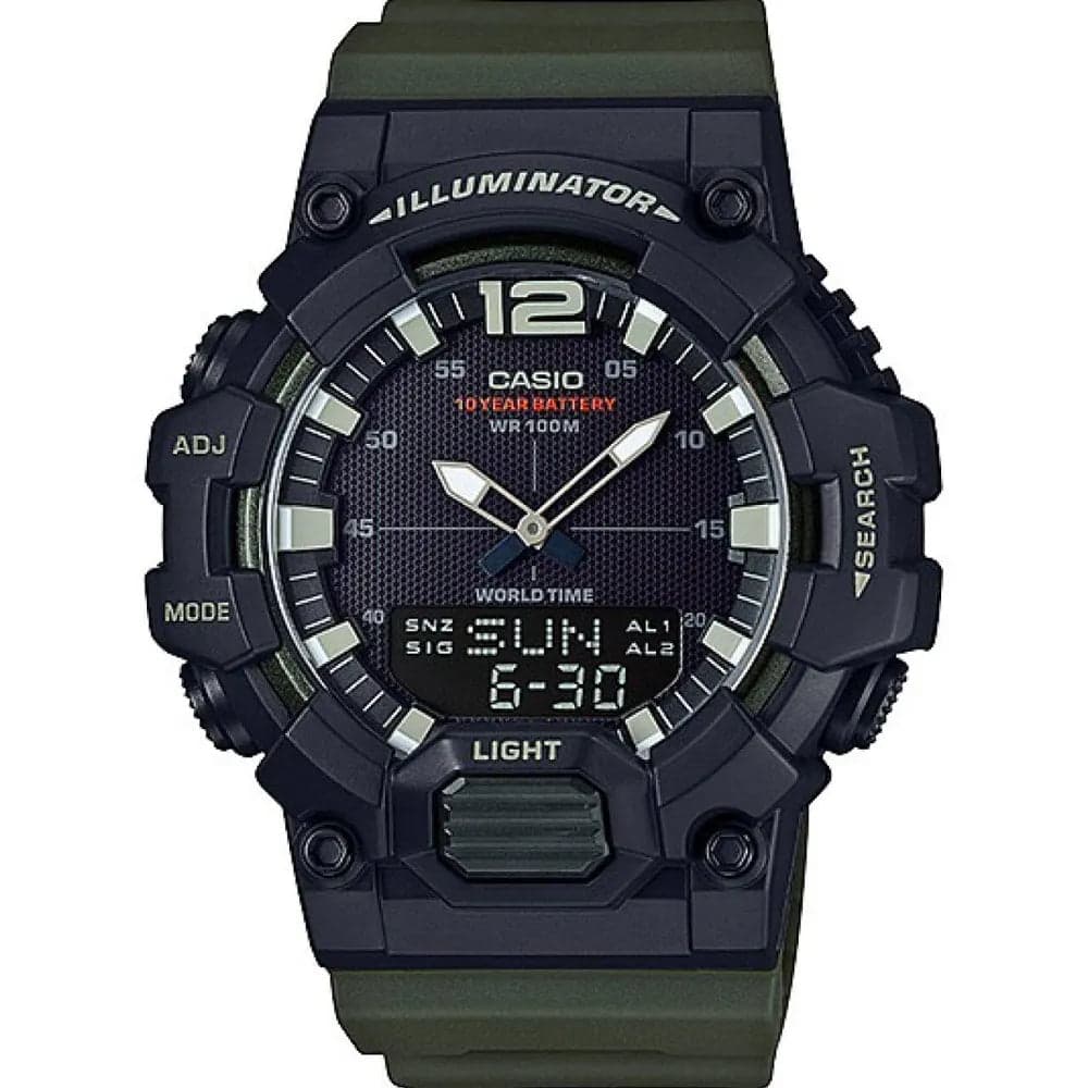 Casio HDC-700-3A Men’s Green Resin Strap Analog Watch
