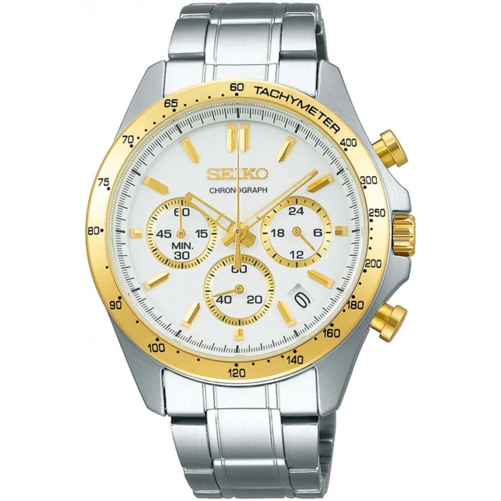 Seiko SBTR024 Men’s Silver Steel Strap Analog Watch