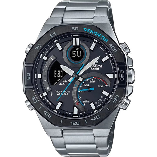 Casio Edifice ECB-950DB-1A Men’s Steel Strap Watch