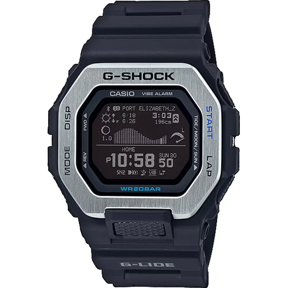 Casio G-Shock GBX-100-1D Men’s Black Rubber Strap Digital-Analog Watch