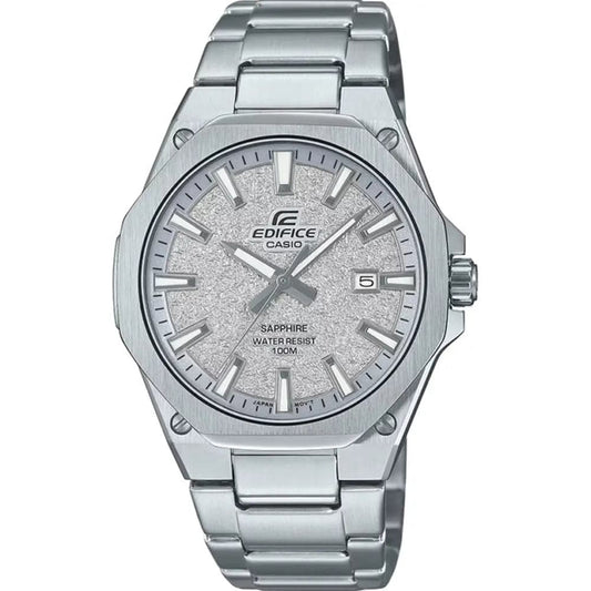Casio EFR-S108DE-8A Men’s Silver Slim Steel Strap Watch