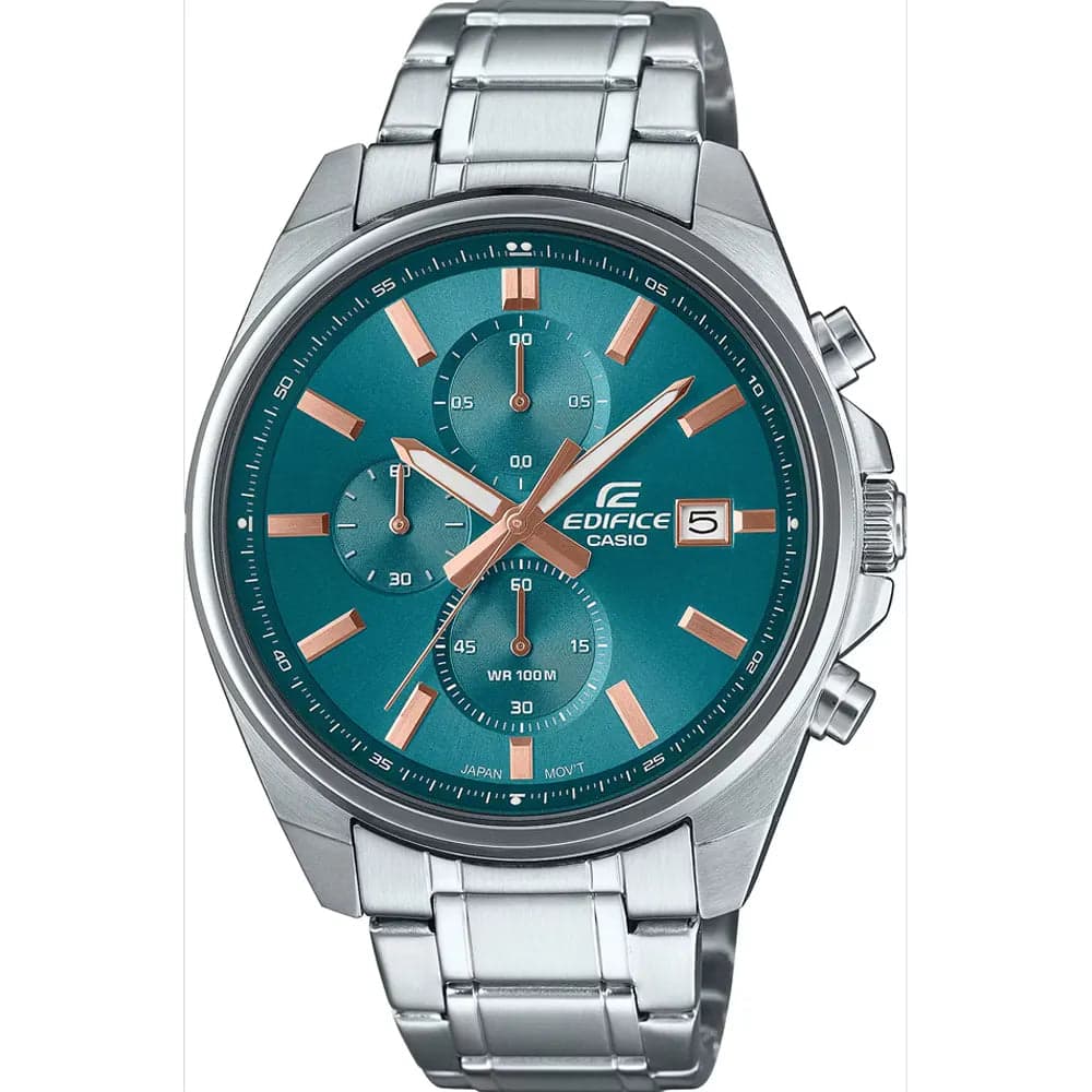 Casio EFV-610DE-2A Men’s Blue Steel Strap Chronograph Watch