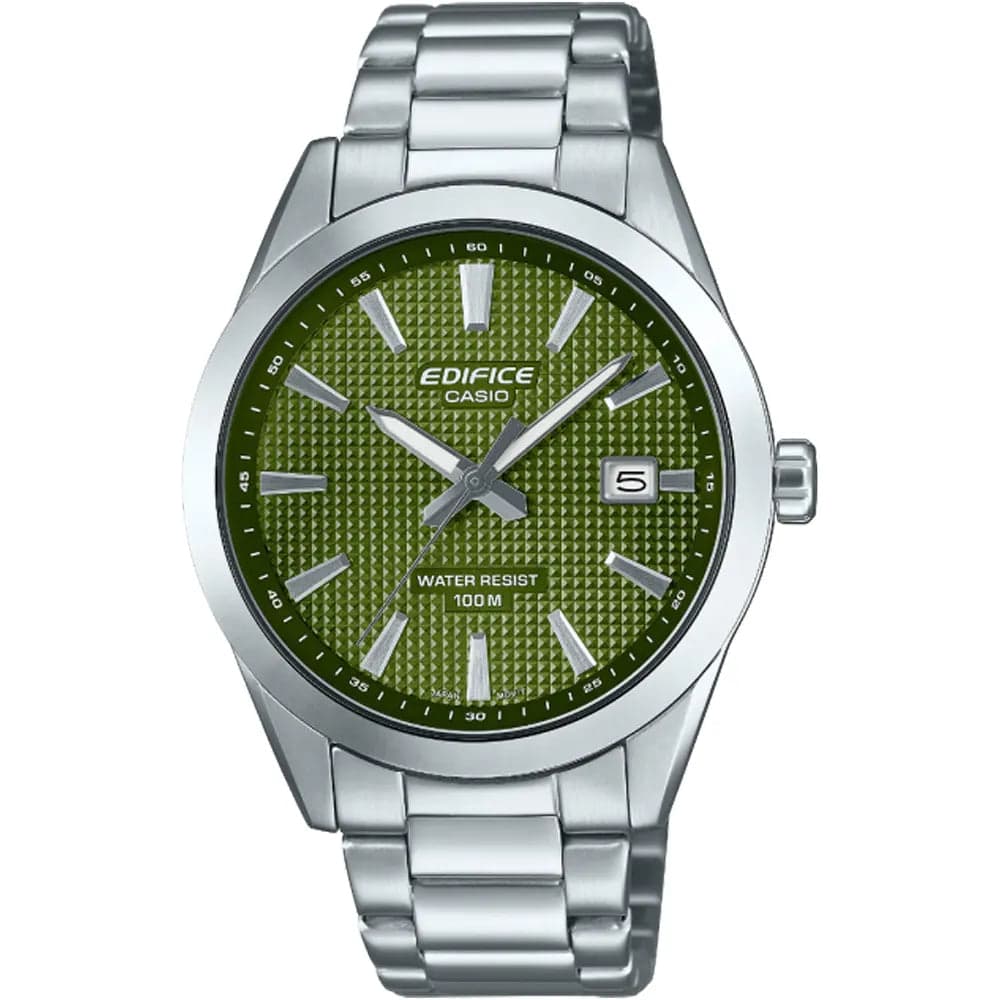 Casio EFV-160D-3A Men’s Green Steel Strap Analog Watch