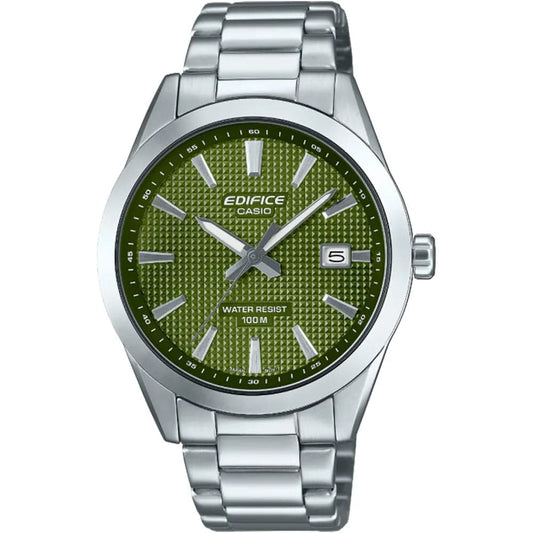 Casio EFV-160D-3A Men’s Green Steel Strap Analog Watch