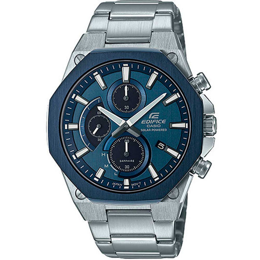 Casio EFS-S570DB-2A Men’s Blue Solar Chronograph Watch