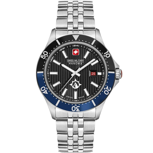 Swiss Military Hanowa SMWGH2100603 Men’s Black Steel Chronograph Watch