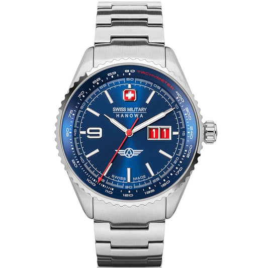 Swiss Military Hanowa SMWGH2101005 Men’s Black Steel Chronograph Watch