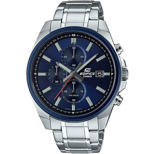 Casio EFV-610DB-2A Men’s Blue Steel Strap Chronograph Watch