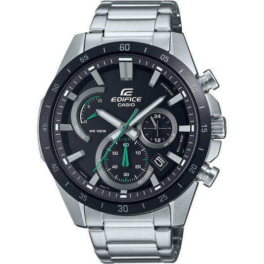 Casio EFR-573DB-1A Men’s Black Steel Strap Chronograph Watch