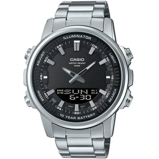 Casio AMW-880D-1A Men’s Steel Strap Analog Digital Watch