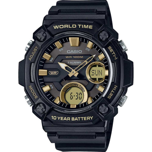 Casio AEQ-120W-9AV Men’s Sports Analog Digital Watch