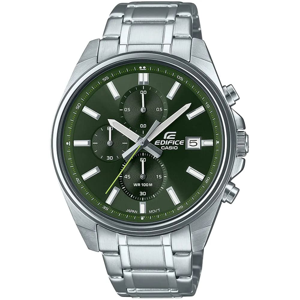 Casio EFV-610D-3C Men’s Green Steel Strap Chronograph Watch