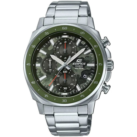 Casio EFV-600D-3C Men’s Green Steel Strap Chronograph Watch