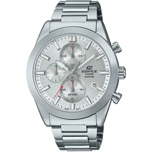 Casio EFB-710D-7A Men’s Silver Steel Strap Chronograph Watch