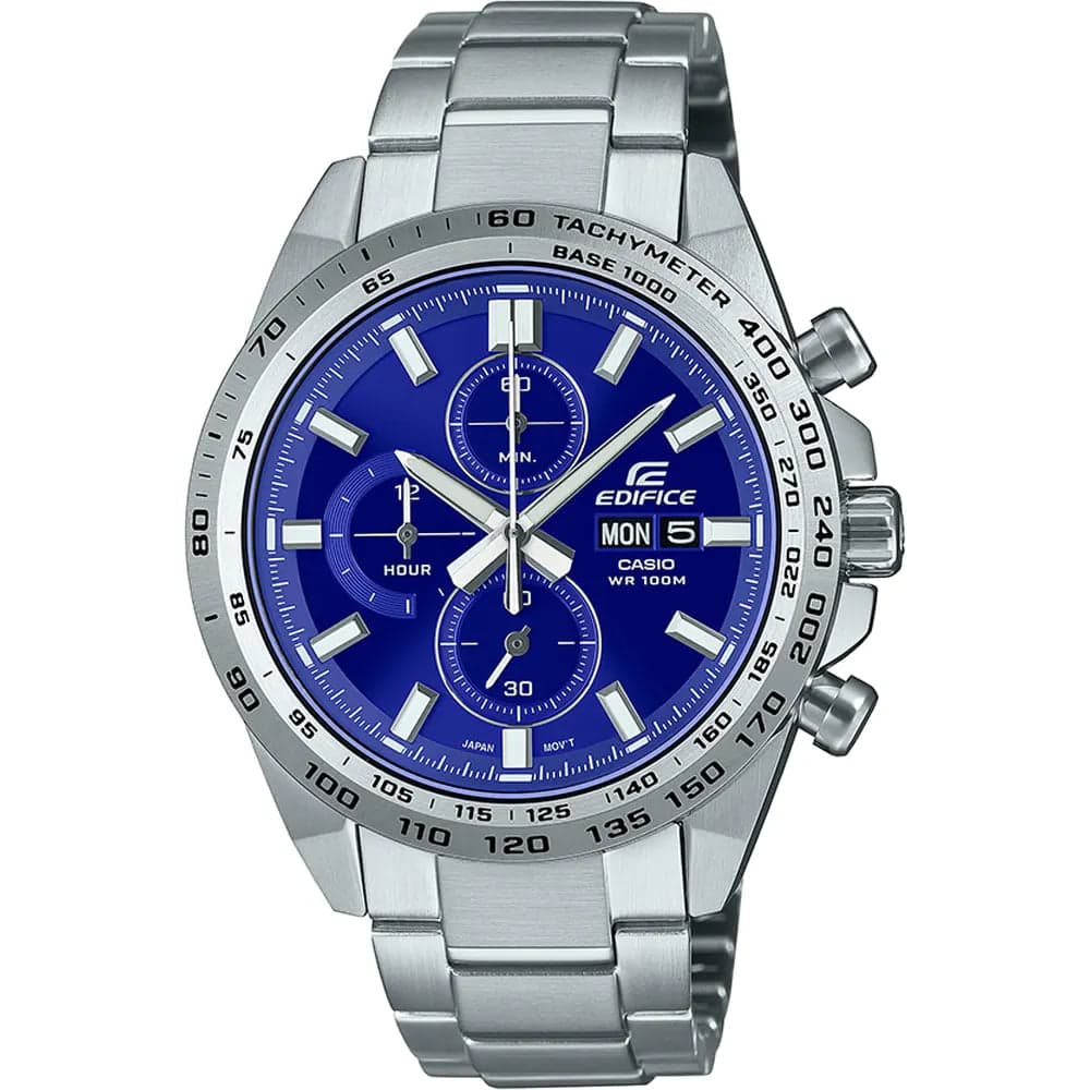 Casio EFR-574D-2A Men’s Blue Steel Strap Chronograph Watch