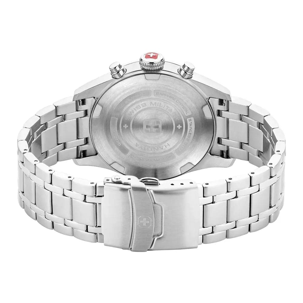 Swiss Military Hanowa SMWGI0000403 Men’s Silver Steel Chronograph Watch