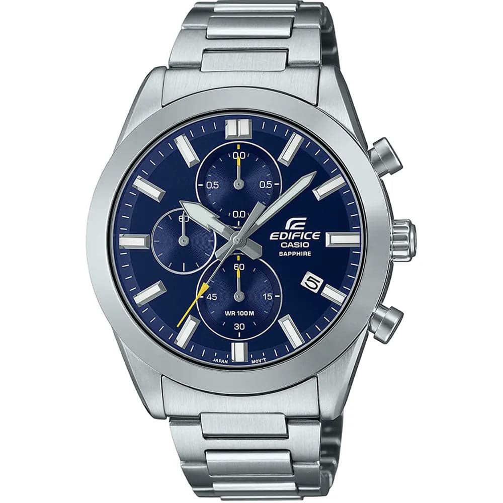 Casio EFB-710D-2A Men’s Blue Steel Strap Chronograph Watch