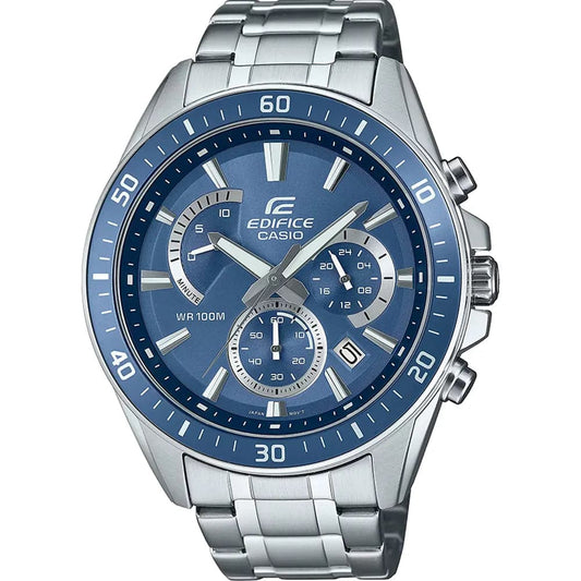 Casio EFR-552D-2A Men’s Blue Steel Strap Chronograph Watch