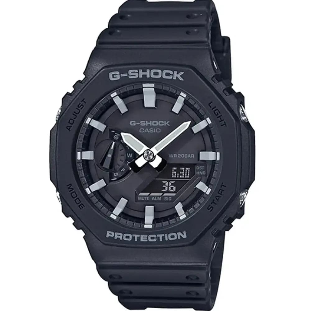 Casio G-Shock GA-2100-1A Men’s Black Resin Strap Analog-Digital Watch