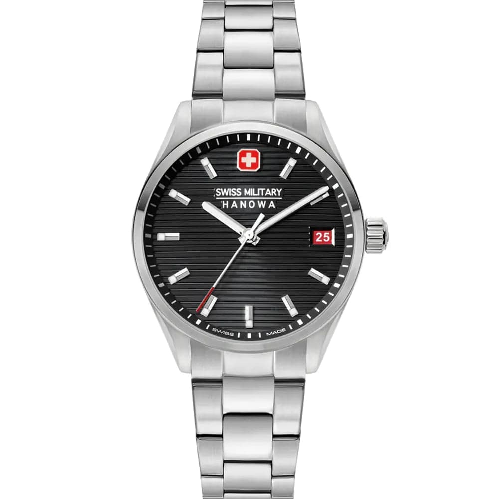 Swiss Military Hanowa SMWLH2200201 Women’s Silver Steel Chronograph Watch