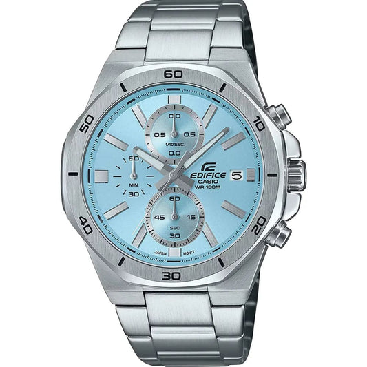 Casio EFV-640D-2B Men’s Blue Steel Strap Chronograph Watch