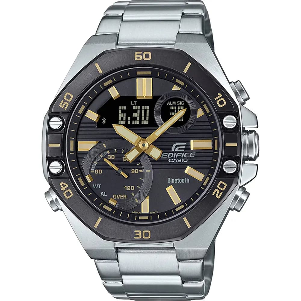 Casio Edifice ECB-10DB-1A9 Men’s Gold Black Steel Watch
