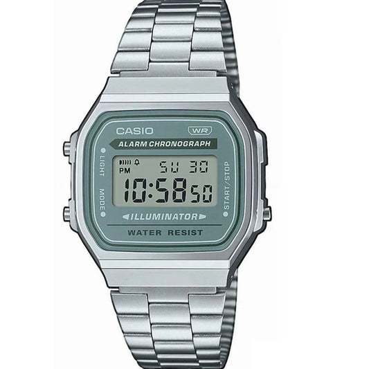 Casio A-168WA-3A Men’s Steel Strap Watch