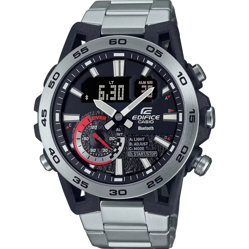 Casio Edifice ECB-40D-1A Men’s Steel Strap Chronograph Watch