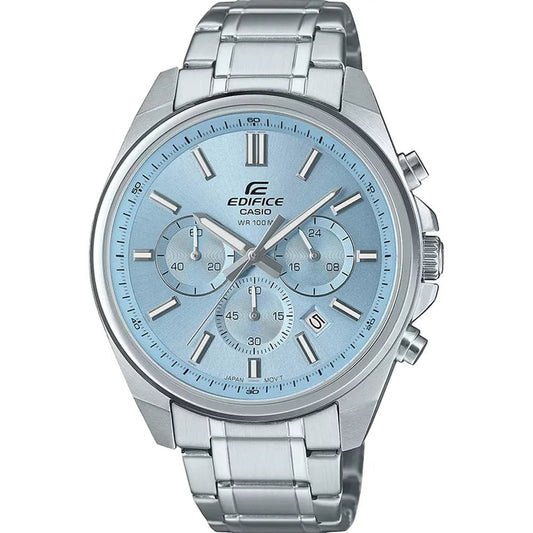 Casio EFV-650D-2B Men’s Blue Steel Strap Chronograph Watch