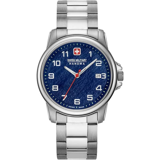 Swiss Military Hanowa 06-5231.7.04.003 Unisex Silver Steel Chronograph Watch