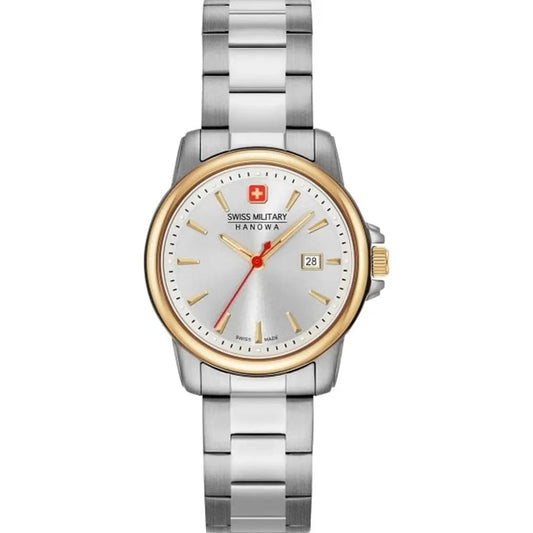 Swiss Military Hanowa 06-7230.7.55.001 Women’s Silver Steel Chronograph Watch