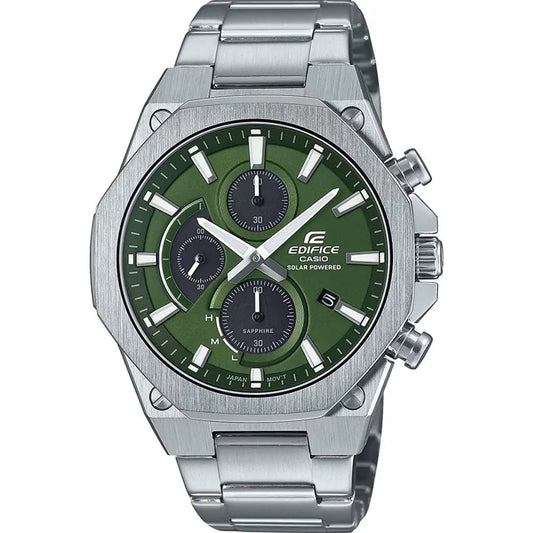 Casio EFS-S570D-3A Men’s Green Solar Chronograph Watch