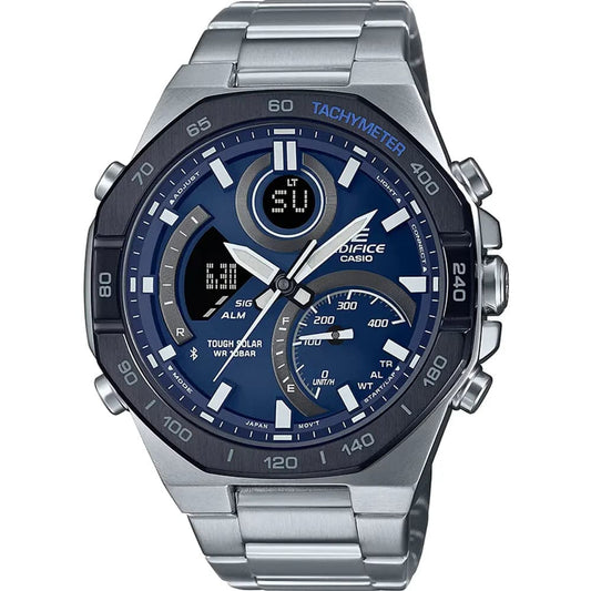 Casio Edifice ECB-950DB-2A Men’s Blue Steel Strap Watch